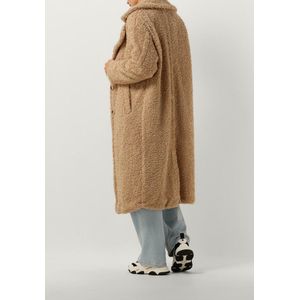 Notre-V Teddy Coat Long Jassen Dames - Winterjas - Taupe - Maat M