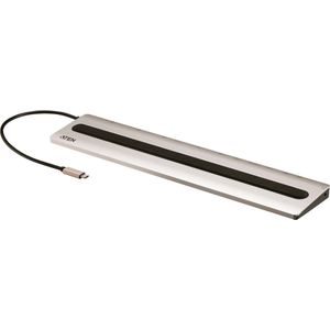 ATEN UH3237 USB-C Multipoort Dock - Power Passthrough - Zwart