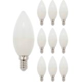 VITO LED Kaarslamp C37 E14 - 7W (vervangt 50W) - 507lm - 2700K - 220-240V - Ø37mm - Energiezuinig - 10 stuks