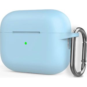 Mobigear Hoesje geschikt voor Apple AirPods Pro 2 Hoesje Flexibel Siliconen | Mobigear Classic - Babyblauw