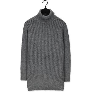 Simple Gio Knit-rec-pes-mer-22-3 Truien & vesten Dames - Sweater - Hoodie - Vest- Grijs - Maat XS