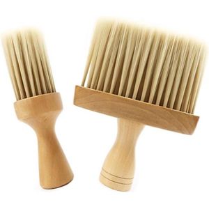 TheLau - Professionele Barber Nekstofborstelset voor Kapperssalon - Zachte Reiniging - Kapper Reinigingsgereedschap met Ergonomische Grip