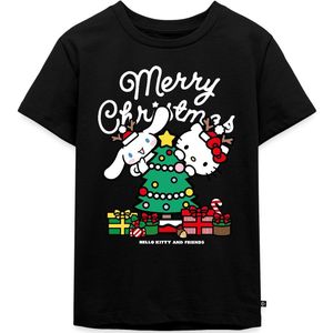 Hello Kitty En Cinnamoroll Kerstontwerp Premium T Shirt Kinderen