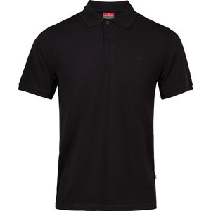 DANISH ENDURANCE Classic Fit Poloshirt Heren - Biologisch Katoen - Korte mouw - Zwart - Maat L