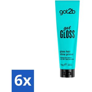 6 x Got2B - Haarprimer - Got Gloss - 150 ml -