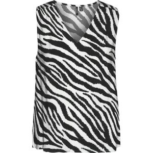 Vero Moda - Mouwloze Top - BIRCH/ZEBRA - 100% Viscose