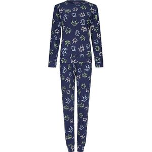 Blauwe pyjama organisch katoen Pippa - Blauw - Maat - 48