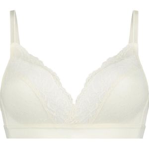 Hunkemöller Dames Lingerie Voorgevormde bh zonder beugel Sophie - Wit - maat E70