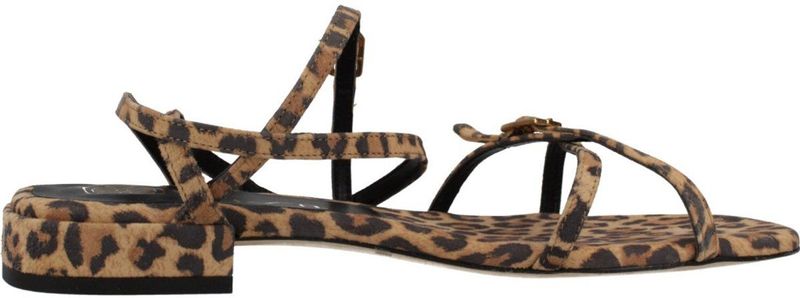 Unisa - HISUN_LKD - Sandalen - Bruin Combi