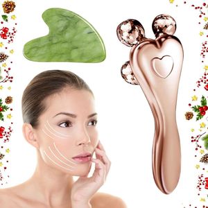 Allecto plus - Gezichtsmassageapparaat voor gezichtslift en anti-rimpel massage van 3D-gezichtsroller.