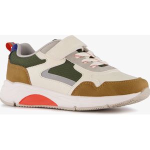 Blue Box jongens sneakers bruin groen - Maat 34 - Uitneembare zool