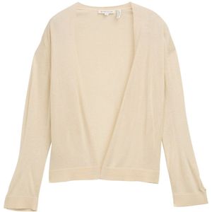 TOM TAILOR Basic cardigan voor dames, 37762 - Champagne, XL