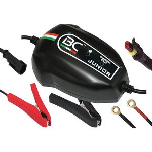 Intelligente acculader en druppellader voor 12V loodzuur auto- en motoraccu's - 1 Amp