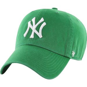47 Brand New York Yankees MLB Clean Up Cap B-RGW17GWS-KY, Mannen, Groen, Pet, maat: One size