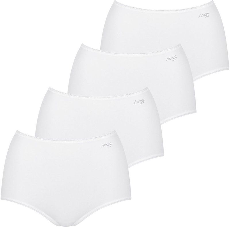 SLOGGI - Pure Comfort - Slip - Wit - 4 Pack - High Waist