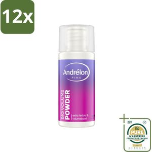 Andrélon - Pink - Big Volume - Stylingpoeder - Voordeelverpakking - 12 stuks - Haarvolume - Haartextuur