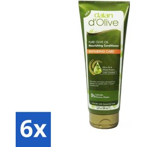 Dalan d’Olive - Crèmespoeling - Voedend - Met Olijfolie - 200 ml - Voordeelverpakking - 6 stuks