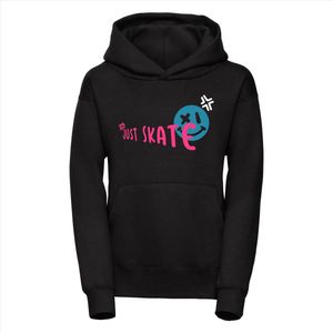Hoodie kind - Sweater kind - Just Skate - 110/116 - Hoodie zwart