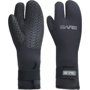 Bare 7mm Three-Finger Handschoen maat L