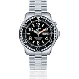 Chris Benz Dames, Heren, Unisexhorloge CB-1000A-S-MB automatisch, duikershorloge