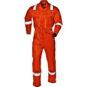 SIR SAFETY CARBOFLAME Hi Vis Reflecterend Amerikaanse Overall HEREN Overall Werkkleding Oranje - Brandvertragend