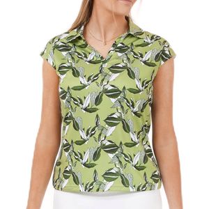 Func Factory dames Top Alice green flowers maat 40