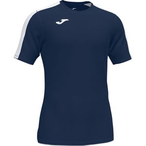 Joma Academy III Shirt Korte Mouw Kinderen - Marine / Wit | Maat: 152