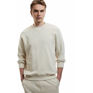 Ronde kraag Met gebruik van twee verschillende stoffen Sweatshirt