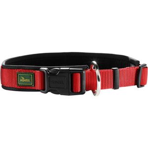 Hunter Klikhalsband Vario Plus Rood&Zwart - Hondenhalsband - 35-40x2.0 cm