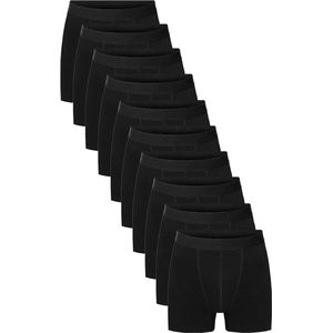 Heren Onderbroeken 10-Pack Boxers Zwart, Anti-Zweet en Ademend Boxer, Slimme Stijl, Ongeëvenaard Comfort, Lycra Boxers Voor Jou, Zwart, Maat S