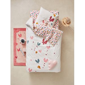 Vertbaudet - VLIEGEN MAAR - Dekbedovertrek Set - Multicolor - Inclusief Kussensloop