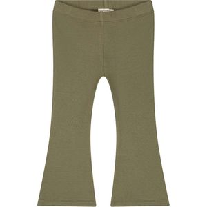 Prénatal peuter broek rib - Meisjes - Khakigreen - Maat 86