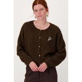 Zusss - Basic Vestje - Bruin