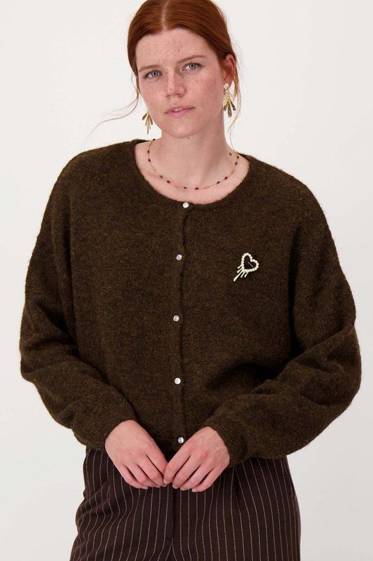 Zusss - Basic Vestje - Bruin