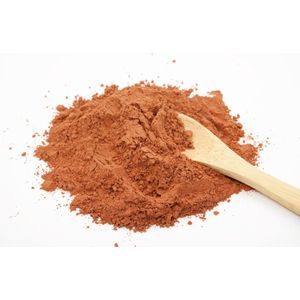 Rode kleipoeder – los en plasticvrij verpakt 200 gram in compostable bag