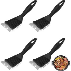 BBQ Borstel en Schraper - BBQ Borstel - BBQ Schraper - BBQ schoonmaak - BBQ Accesoires - BBQ Gereedschap - BBQ Reiniger - BBQ Schoonmaak Borstel - BBQ Schoonmaak Set - Barbecue Reiniger - Barbecue Borstel