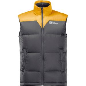 Jack Wolfskin Dna Tundra Down Vest M 1207181-3802, Mannen, Grijs, Mouwloos, maat: M