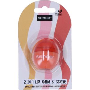 Sence 2in1 Egg Shaped Lip Balm And Scrub Orange 6 gr