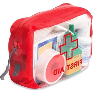 Eerste hulp transparante kubus - S (rood)