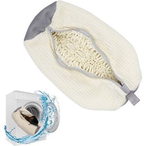 Schoenenwaszak - Multi-beschermingswasnet - Anti deformatie reinigingsschoenenzak - Herbruikbare schoenenwaszak - Met rits en ophangring - Geschikt voor de meeste soorten en maten schoenen