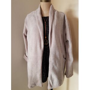 Dames blazer corduroy beige One size 38/42