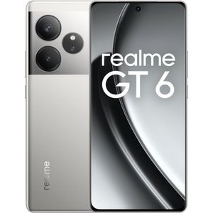 Realme - GT 6 - Smartphone - Fluid Silver - 12GB RAM - 256GB Opslag