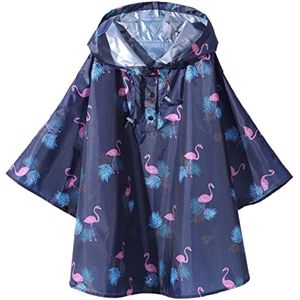 Regenponcho voor Kinderen, Waterdicht, Opvouwbaar, Ultralicht, Geschikt voor 1-12 Jaar