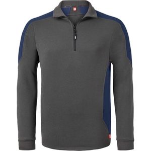 HAVEP Zipsweater Bicolor 10076 - Charcoal/Indigo Blauw - 3XL