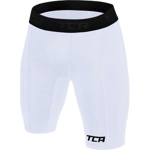 TCA SuperThermal compressieondergoed voor heren, wit (1 x tas), L