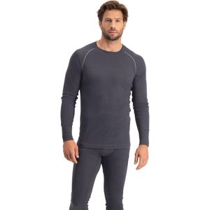 NOMAD - Lichtgewicht Thermoshirt - Grijs - Naadloze Basislaag