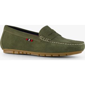Hush Puppies leren dames mocassins groen - Maat 38 - Echt leer - Uitneembare zool