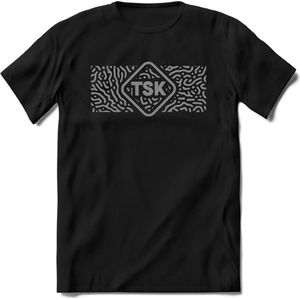 TSK Studio Shirt |ZIlver | T-Shirt Heren / Dames | Original & vintage | Sport Shirt Cadeau | Maat XL