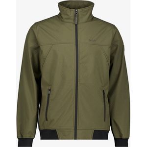 Kjelvik heren softshell jas groen - Maat S - Winddicht en waterafstotend - Ademend materiaal