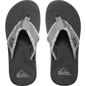 Quiksilver Monkey Abyss Heren Slippers - Grey/Black/Brown - Maat 47